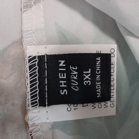 Shein Curve Cold Shoulder Top - Picture 7 of 8